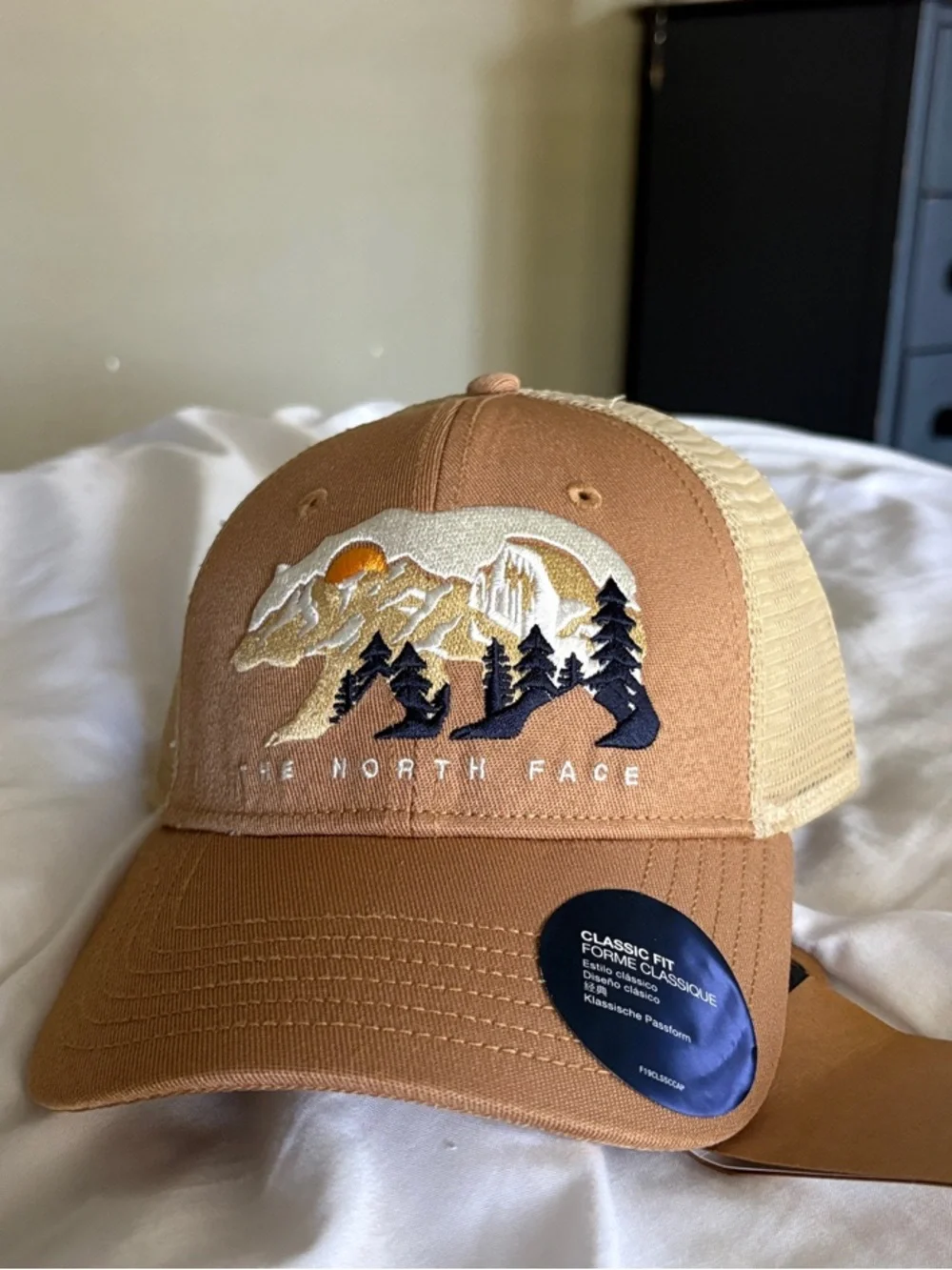The North Face Embroidered Mountain Trucker Cap NWT